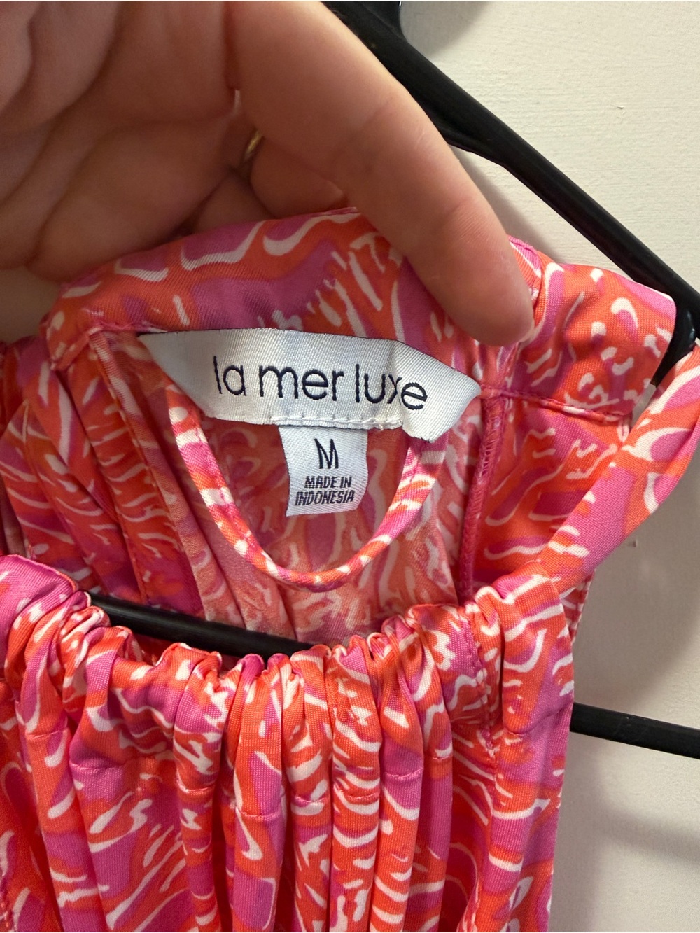 La Mer Luxe Fuchsia Bermuda Coral Alice Midi - Picture 3 of 4